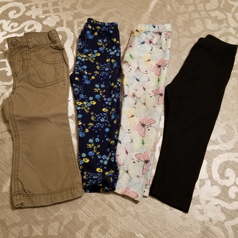 Lot of toddler girls pants size 18 mos
